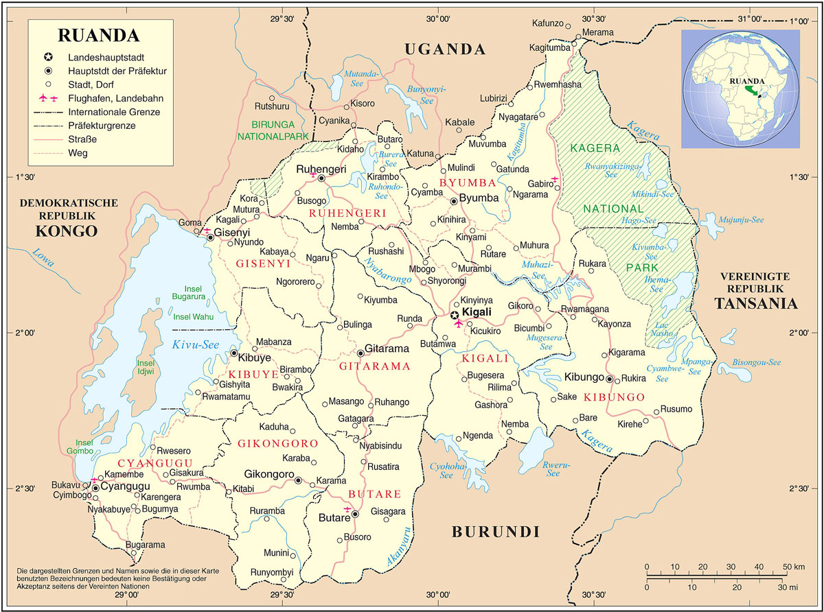 Projekttagebuch Ruanda UNO-Karte